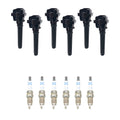 Set of 6 Ignition Coils & Spark Plugs for Chrysler 300M Concorde (1998–2004)