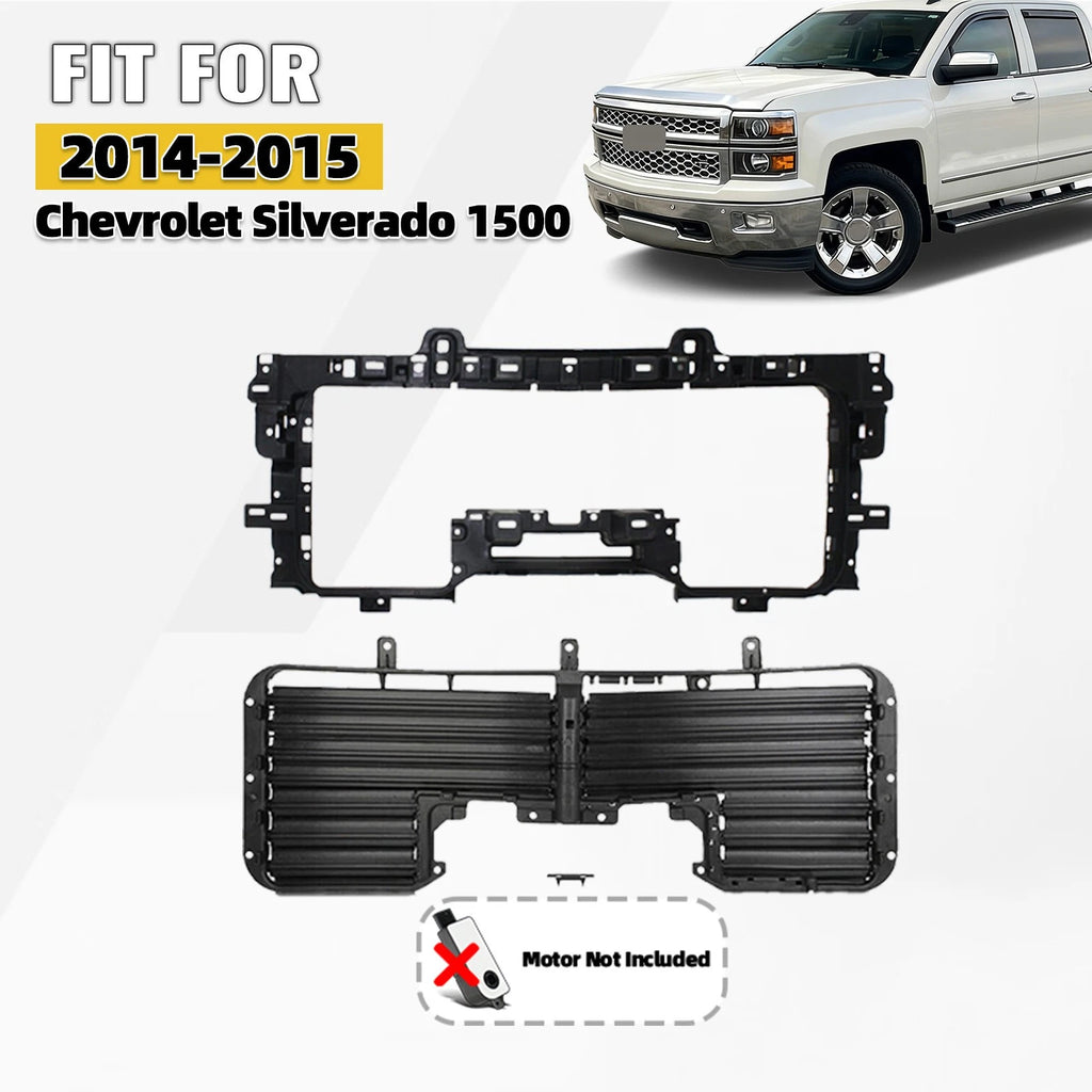 Radiator Bracket Grille Air Shutter Kit for Chevrolet Silverado 1500 (2014–2015)