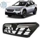 Upper Grille for Subaru Crosstrek (2021–2023) Silver Matte Black