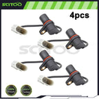 4X Crankshaft Position Sensor for Audi TT Quattro (2001–2002) 1.8L 1781CC