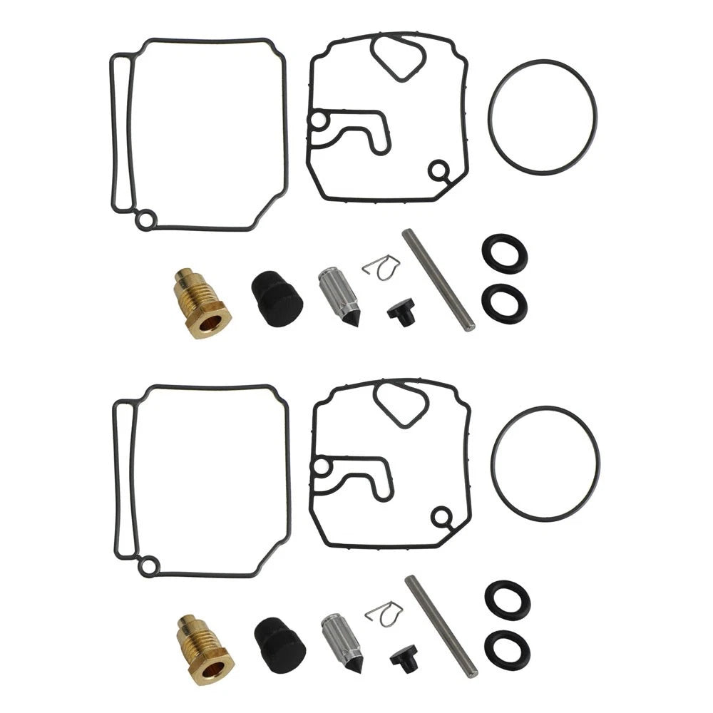 2X Carburetor Repair Kit for Yamaha 75 80 90 HP Engine (6H1-W0093-10-00)