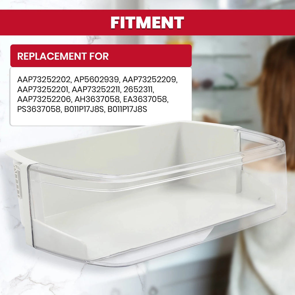 Refrigerator Door Shelf Bin for LG Kenmore (AAP73252202, AAP73252209)