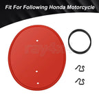 Red Front Number Plate Mount Kit for Honda Z50 Z50R (1979–1987)