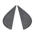 Set of 2 Door Side Mirror Triangle Flag Applique Black for Jeep Wrangler JK (2007–2018)