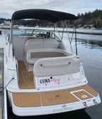 EVA Foam Faux Teak Deck Pad for Four Winns H200