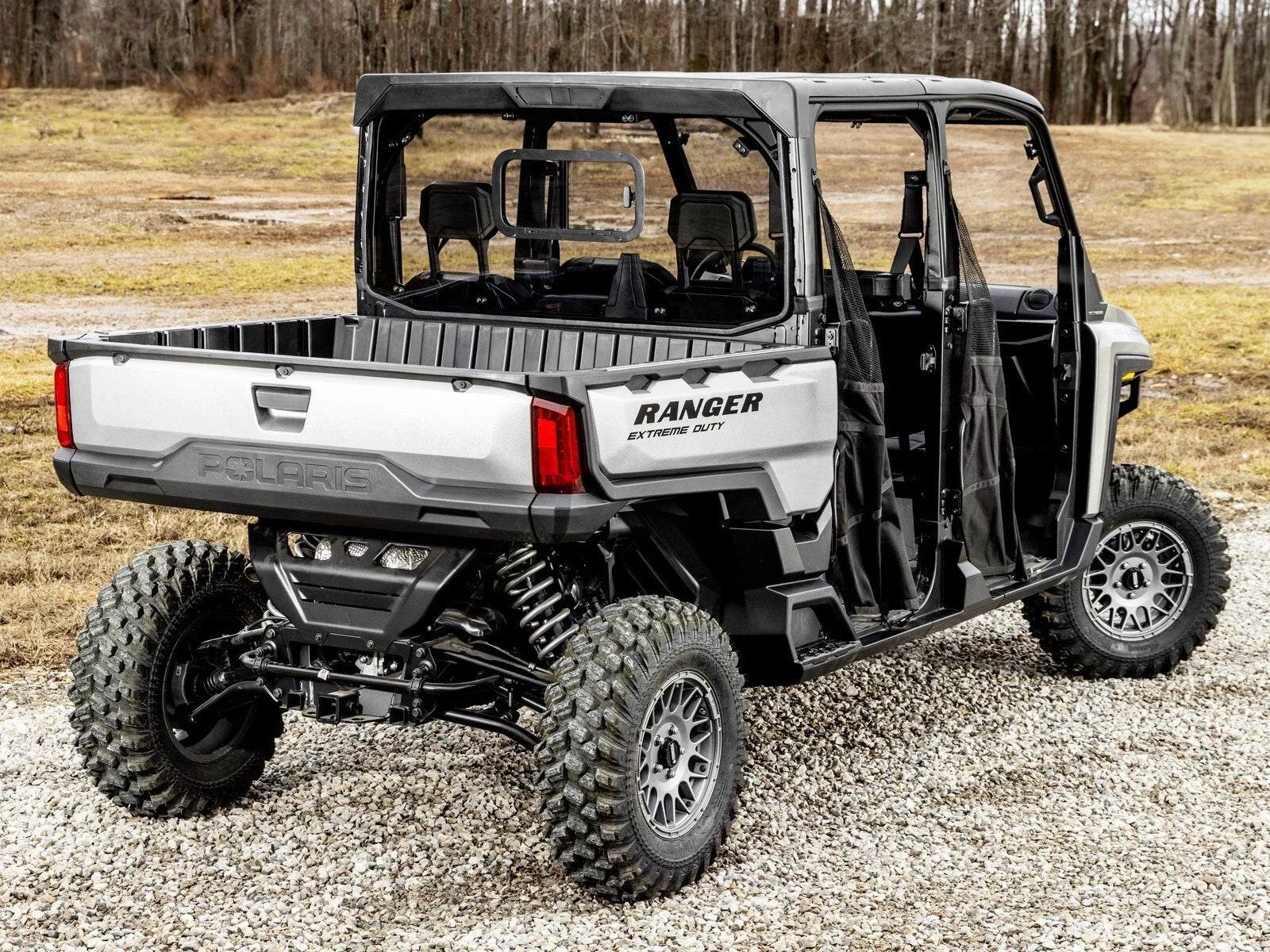 Sliding Rear Polycarbonate Windshield for Polaris Ranger XD 1500 (2018–2023)