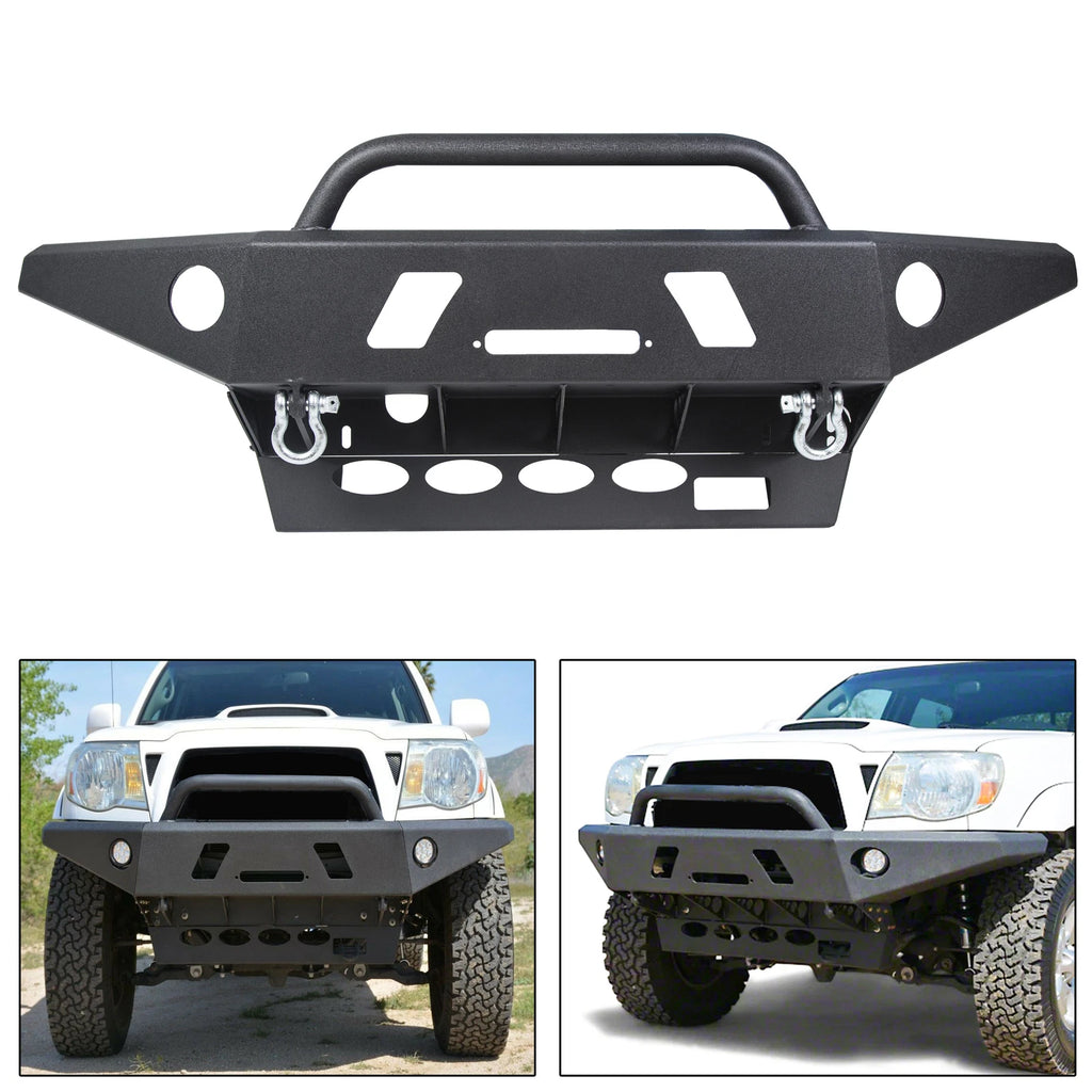 Front Bumper for Tacoma (2005–2015) Winch Ready LED Hole Off-Road Steel