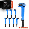 Set of 8 Blue Ignition Coils for Ford F-150 (2010–2014) F-250 (2011–2017)