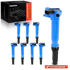Set of 8 Blue Ignition Coils for Ford F-150 (2010–2014) F-250 (2011–2017)