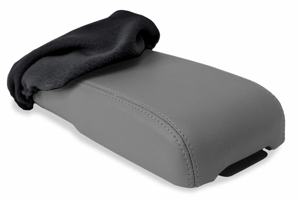 Fleece Console Lid Armrest Cover for Chevrolet Colorado (1995–2005) Black