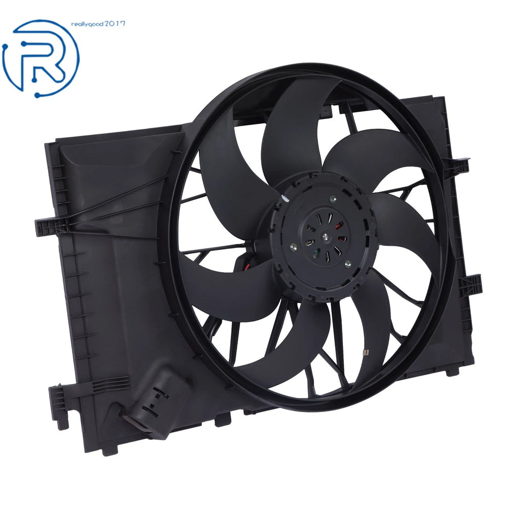 Radiator Cooling Fan Assembly for Mercedes-Benz W203 C CLK-Class (2000–2007)
