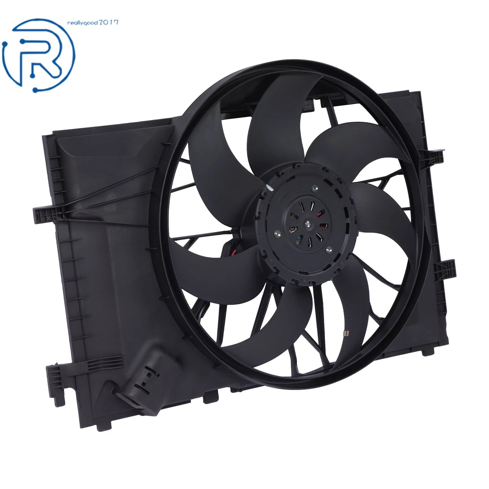 Radiator Cooling Fan Assembly for Mercedes-Benz W203 C CLK-Class (2000–2007)