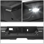 Rear Step Bumper for Toyota Tundra (2022–2026) Black w/Sensor Holes