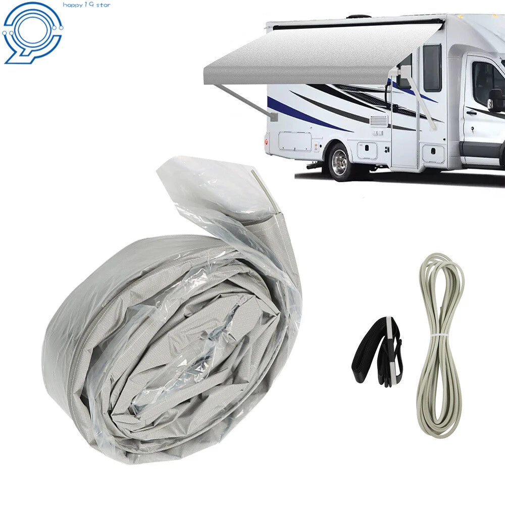 4-Ply Weatherproof Vinyl Awning Fabric for RV (9')
