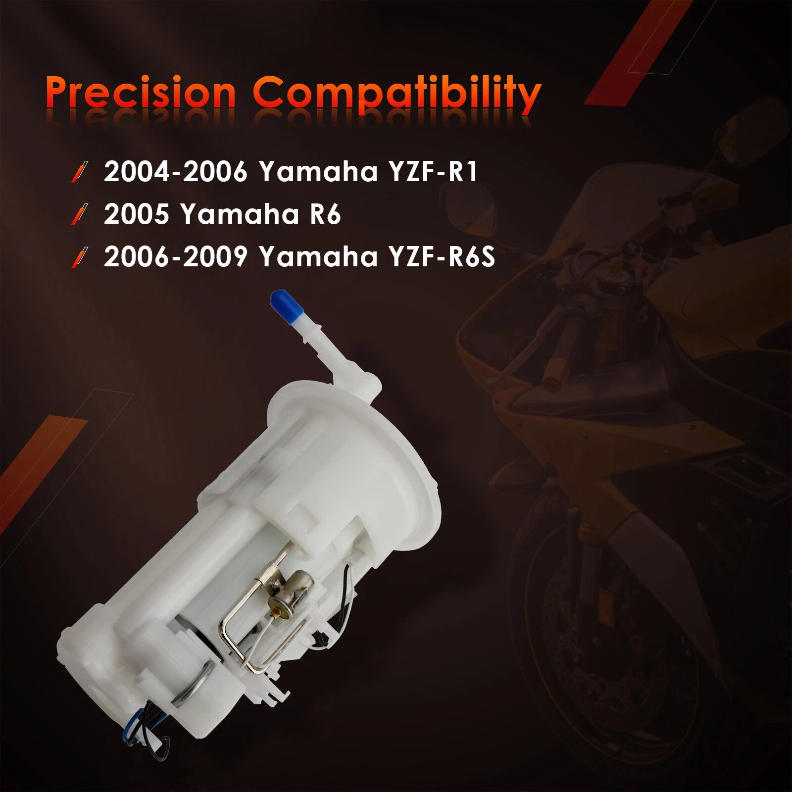 Fuel Gas Tank Pump for Yamaha YZF R6S R1 R6 (2006–2016) 5PW-13907-01-00 5PW-13907-03-00
