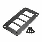 4-Gang Rocker Switch Panel Holder for Boat Marine (Aluminum Alloy)