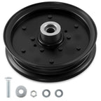 Flat Idler Pulley for Hustler Raptor 48" 52" 54" 60" Deck Mower 