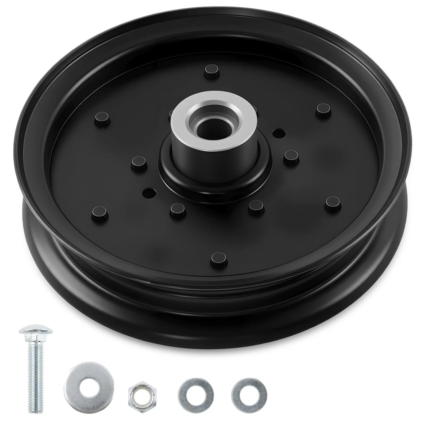 Flat Idler Pulley for Hustler Raptor 48" 52" 54" 60" Deck Mower 