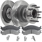 Brake Disc Rotors and Pads Kit for Ford E350 E450 Super Duty