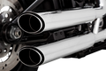 Vance & Hines 3" Twin Slash Slip-On Muffler Chrome 16376 for Harley Softail (2018–2025)