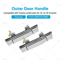 2X Chrome Door Handles for Toyota Landcruiser 60 70 75 78 79 80 (1980–2007)