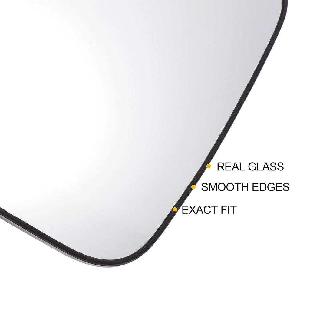 Left Side White Mirror Glass for Hyundai Sonata (2020–2022)