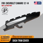 Dash Trim Leather Cover for Chevrolet Camaro (2012–2014) Orange Stitch