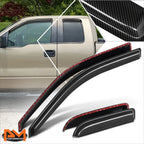 Tape-on Side Window Visors for Ford F-150 Extended Cab (2004–2014)