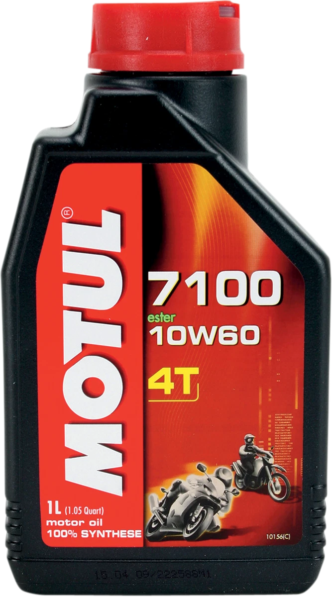 MOTUL 7100 4T Synthetic Oil 10W-60 for Motorcycle (1L) 104100