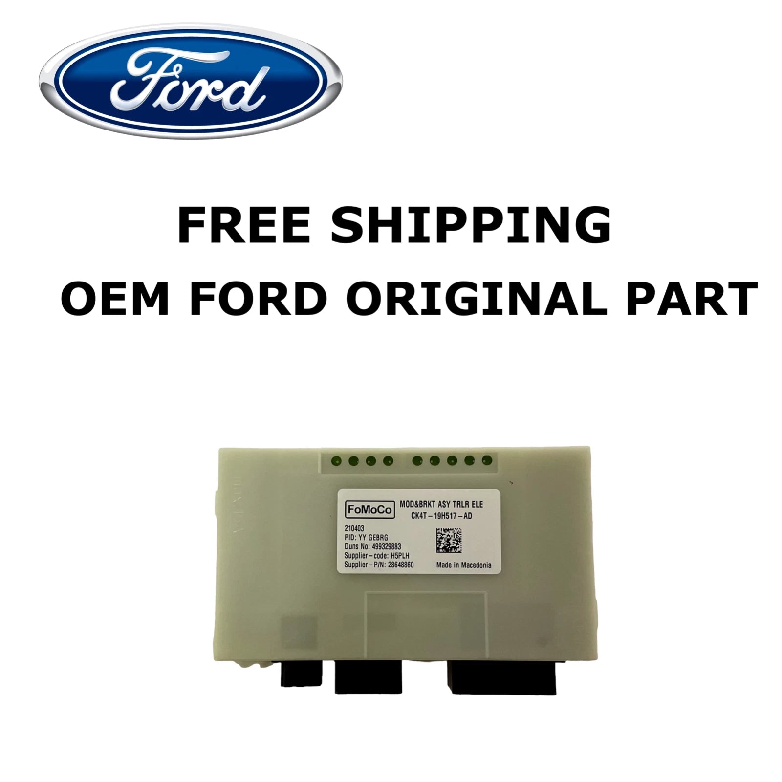 Trailer Brake Module CK4T-19H517-AD for Ford Transit 150 250 350 (2015–2019)