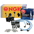 NGK DIS Ignition Coil Wires & 6 Iridium IX Spark Plugs for Mazda 626 (1998–2002)