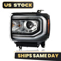 HID/Xenon Headlight with Bulb & Ballast for GMC Sierra 1500 (2016–2018)