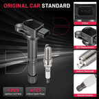 Set of 4 Ignition Coils & Spark Plugs for Honda Element (2003–2011)