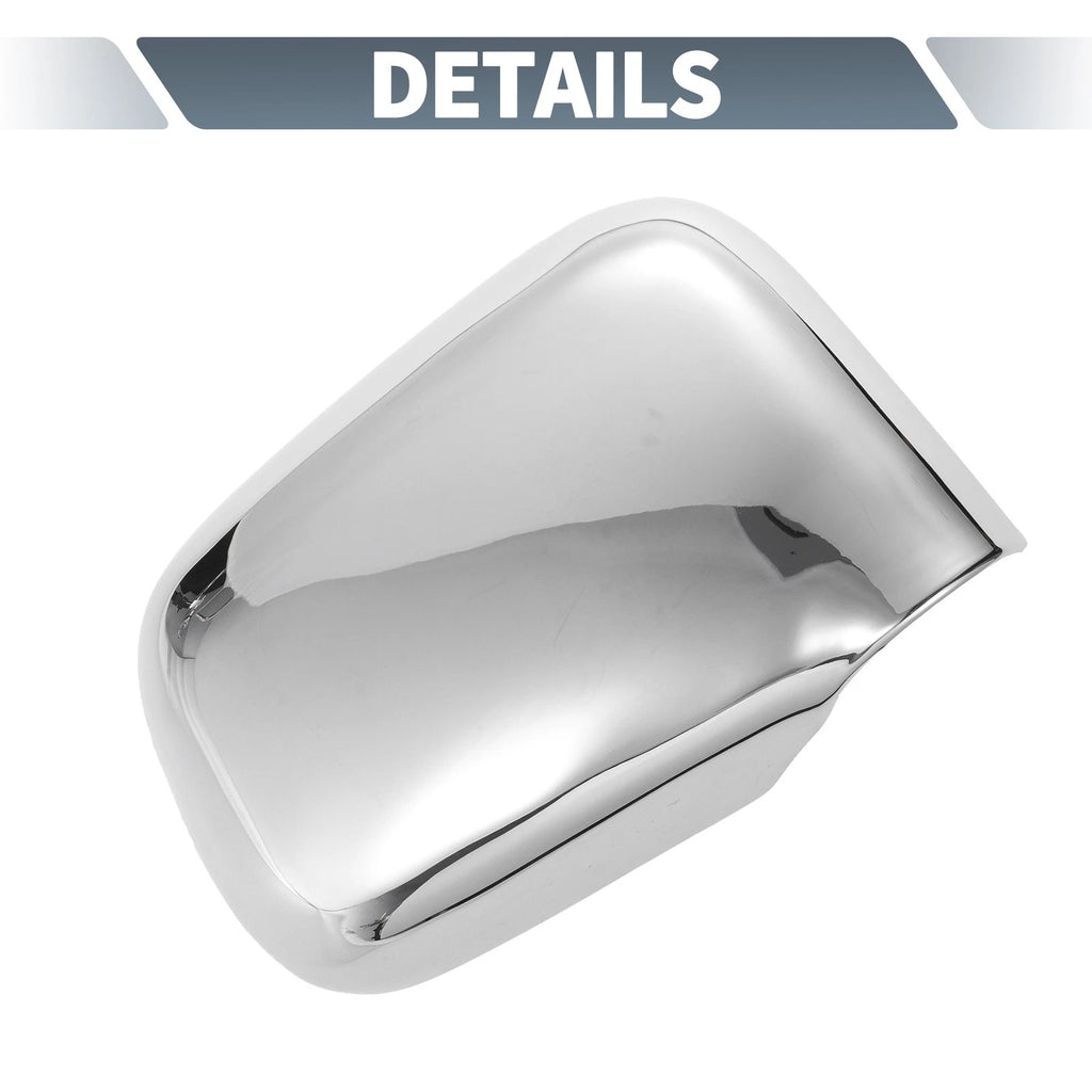 2X Rearview Mirror Cover Overlay Chrome for Honda CR-V (1992–2001)