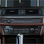 Carbon Fiber AC CD Panel Cover for BMW 5 Series F10 (2011-2017)
