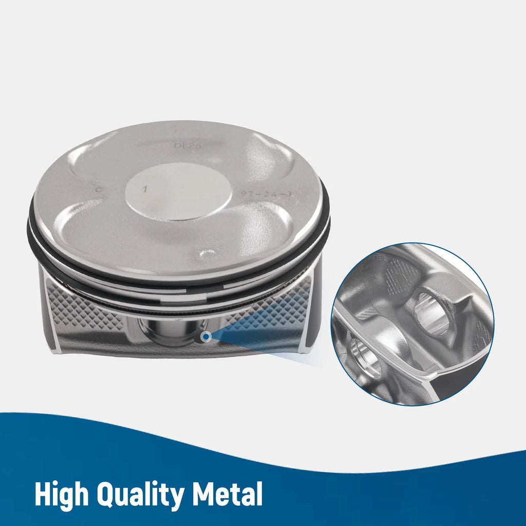 Pistons with Rings for Chrysler 200 300 Dodge 1500 Jeep Ram (2011-2016)