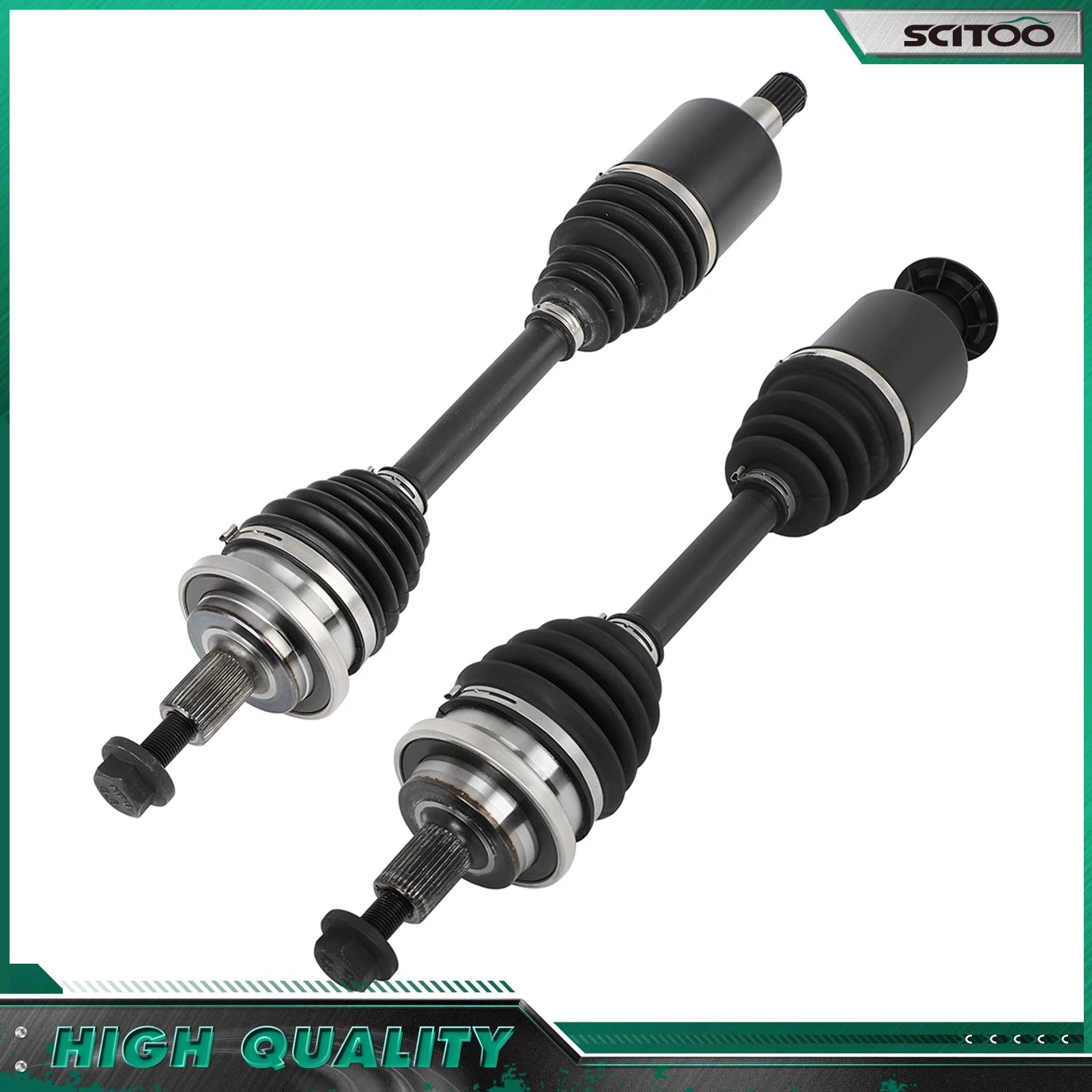 2X Front CV Axle Assembly for Mercedes-Benz E350 E550 (2006–2009)