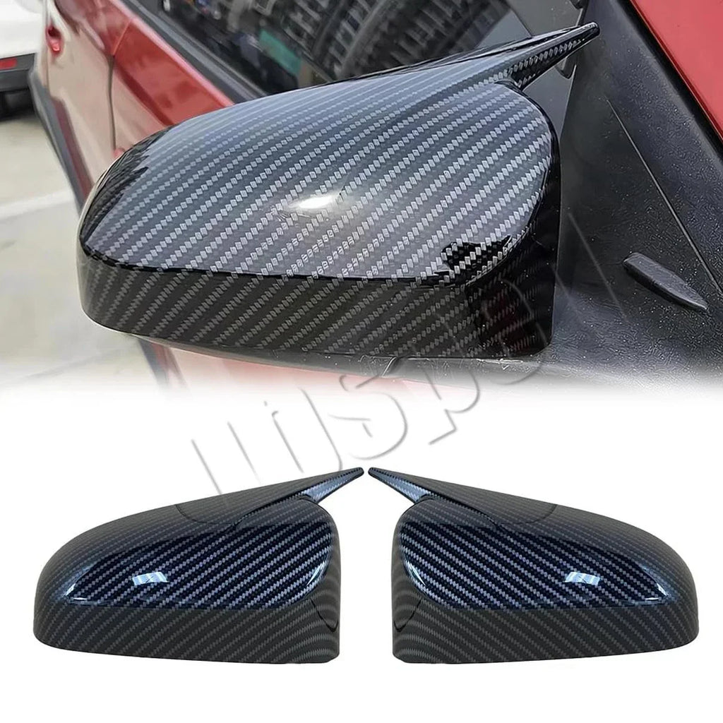 1 Pair Carbon Fiber Car Rearview Mirror Cap Cover Trim for Toyota Camry (2012–2017)
