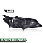 Halogen Headlight for Chevrolet Malibu (2019–2022) Left Driver Side