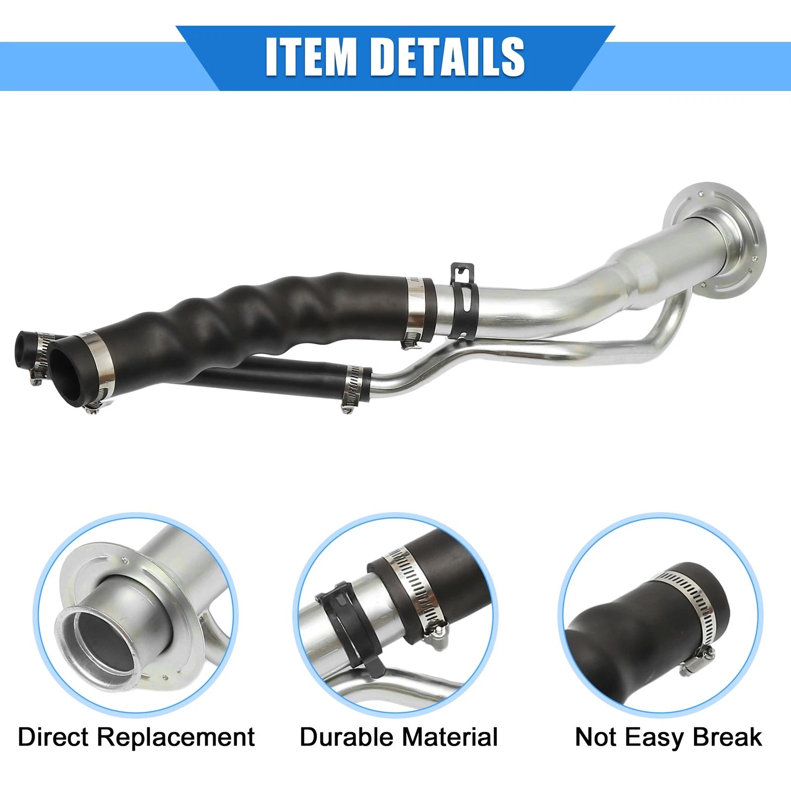 Fuel Filler Neck Pipe Hose for Ford E-150 Econoline (1992–2014)