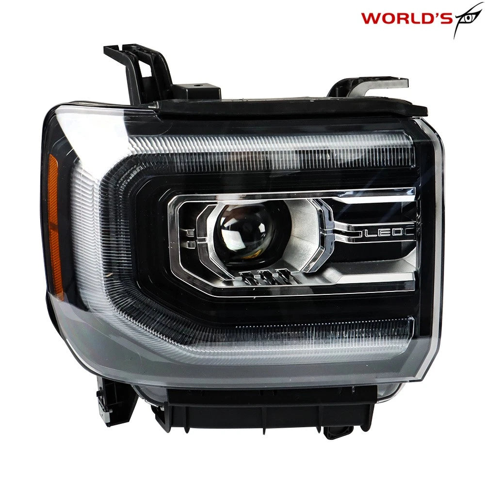 Full LED Projector Headlights for GMC Sierra 1500 (2016–2017)