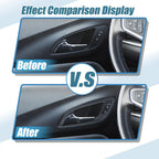 2pcs Black Inner Front Door Handle Patch Cover for Chevrolet Colorado (2015–2022)