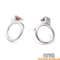 2.5" Chrome Fog Light Trim Ring for Honda Goldwing F6B GL1800 (2013-2017)