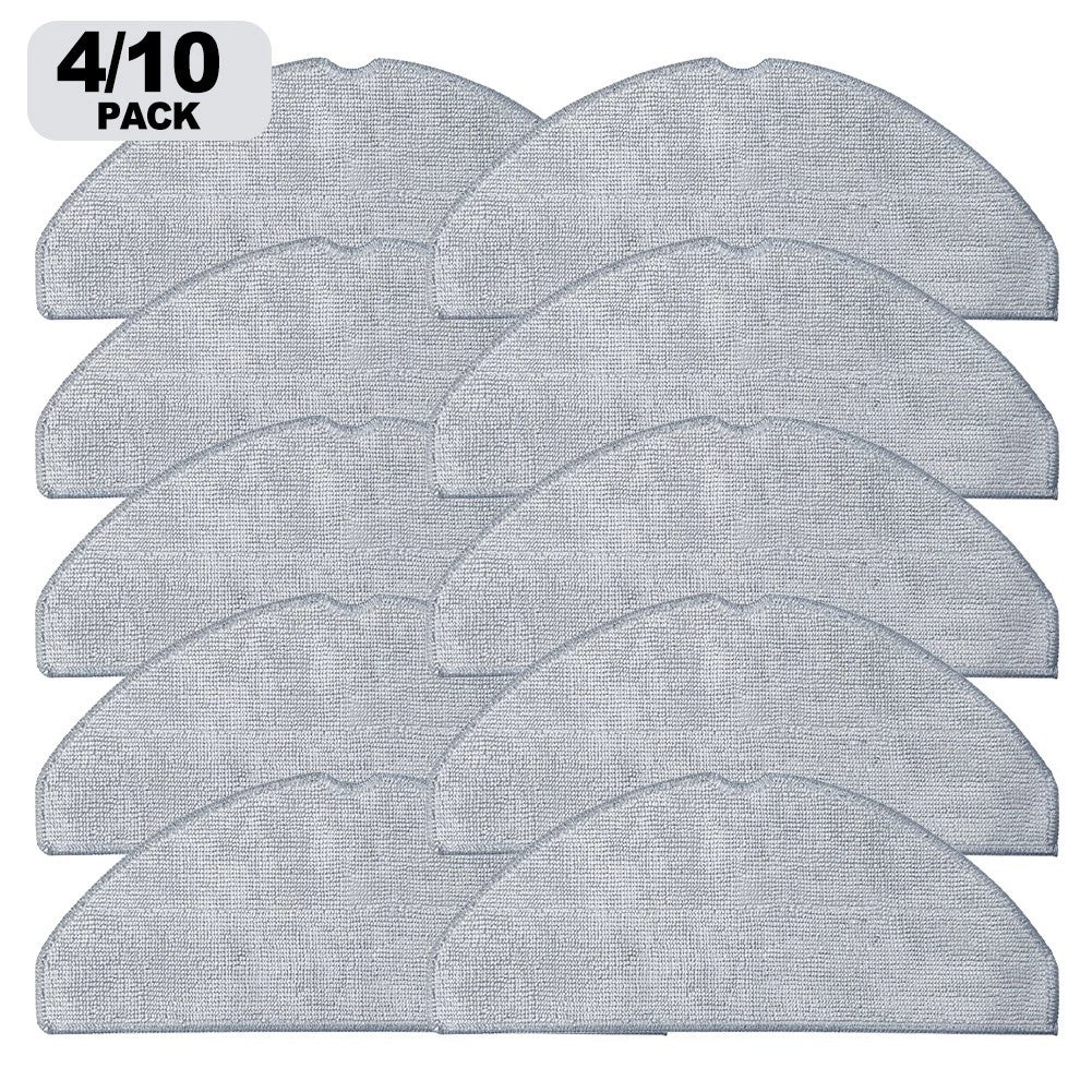 Set of 4 Mop Cloths for Vyzzle D10 Robotic Vacuum Cleaner