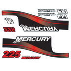 Mercury Outboard Decals Sticker 225hp EFI Fresh Water (1990–2000)