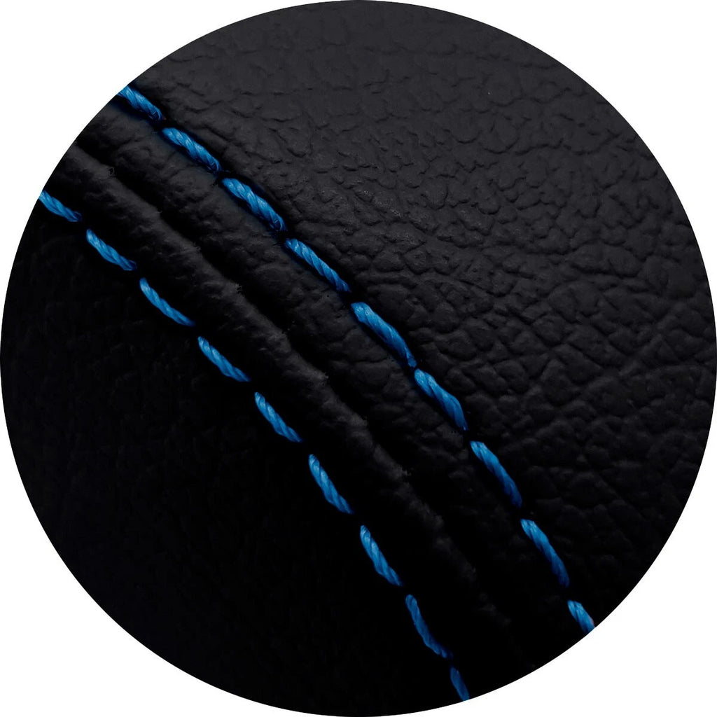 E Brake Boot Cover for Ford Focus (2000–2007) Blue Stitch Leather
