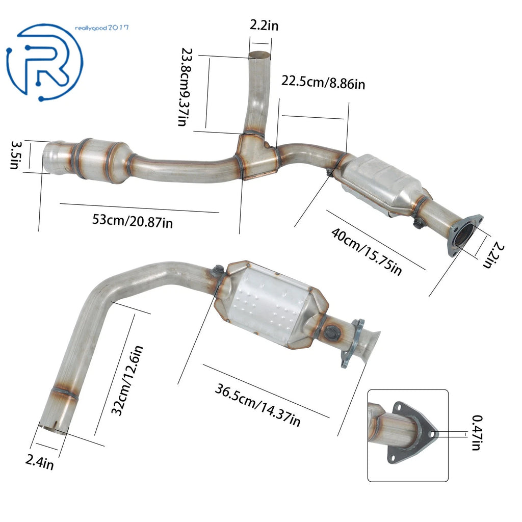 Catalytic Converter Set for Chevrolet Silverado 1500 (2014-2018)
