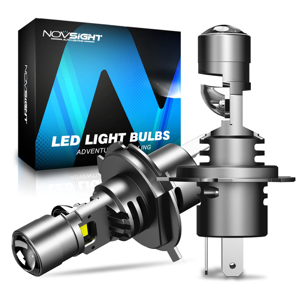 2X H4 LED Headlight Bulbs for NOVSIGHT (6500K, 17000LM)