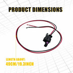 8X Side Marker Light Wiring Harness Connector for Dodge Charger (2015-2024)