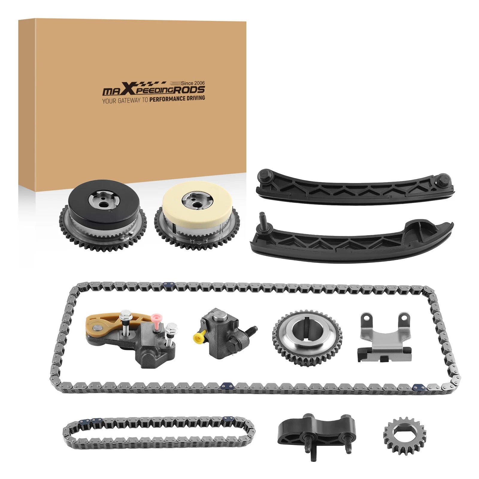 Timing Chain Kit with VVT Gears for Buick Cadillac Chevrolet GMC (2013-2017)